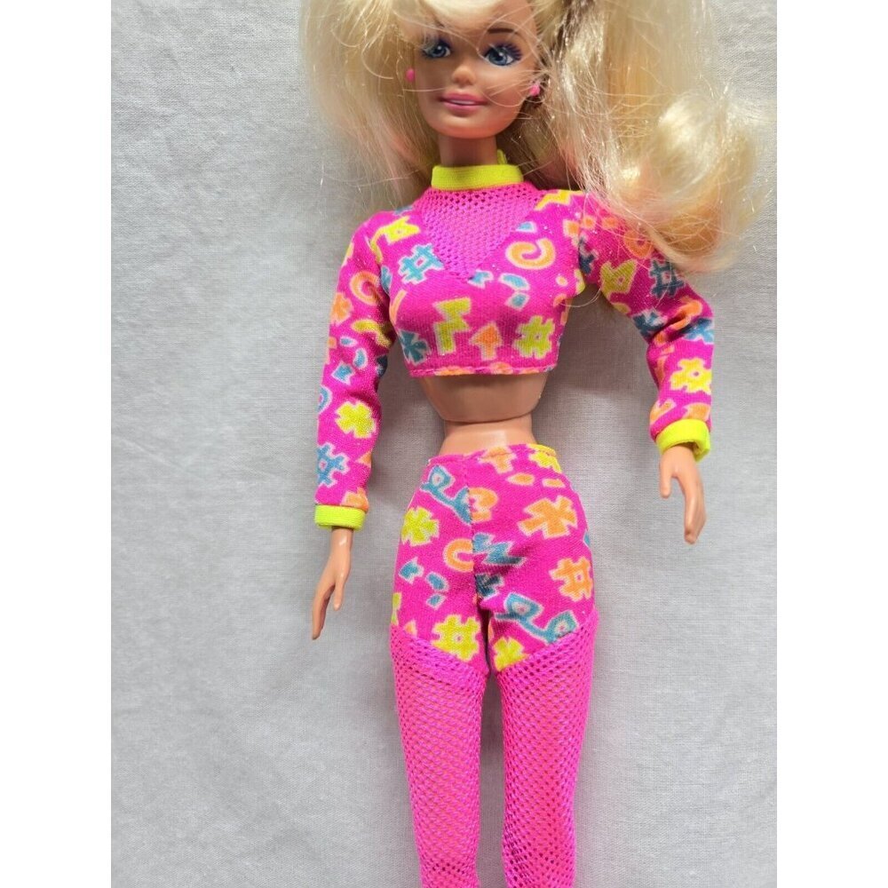 Vintage Workin Out Barbie Doll With Accessories 1996 Mattel Vintage - Picture 11 of 12